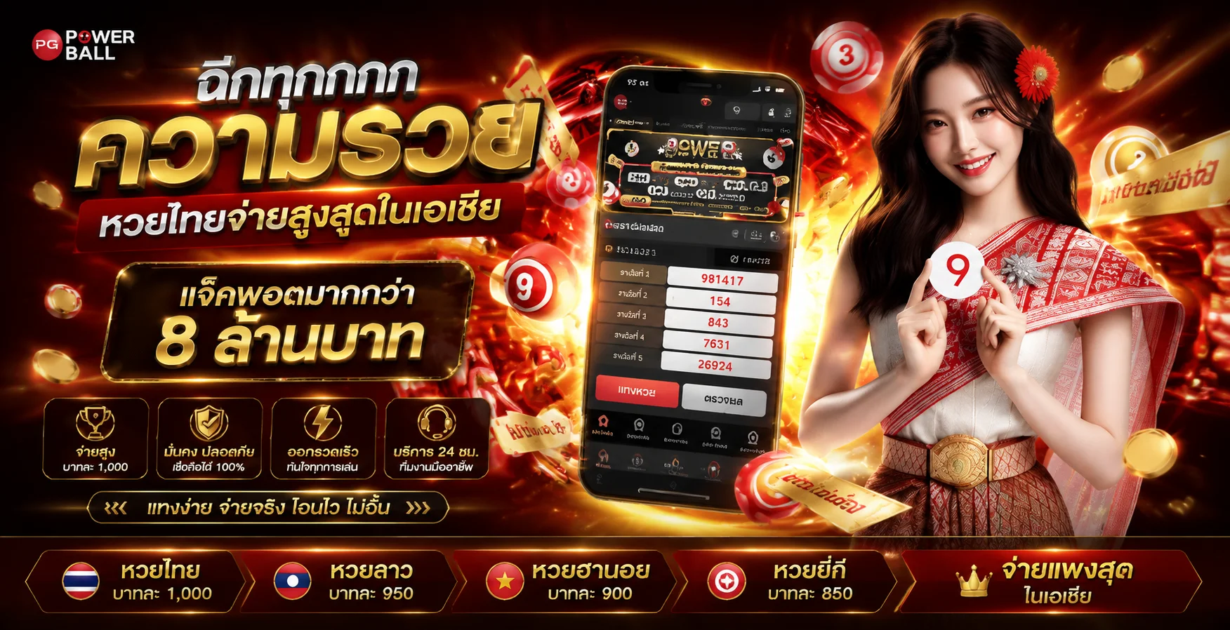 หวยออนไลน์ KingkongXO แทงหวยครบทุกประเภท จ่ายเต็ม