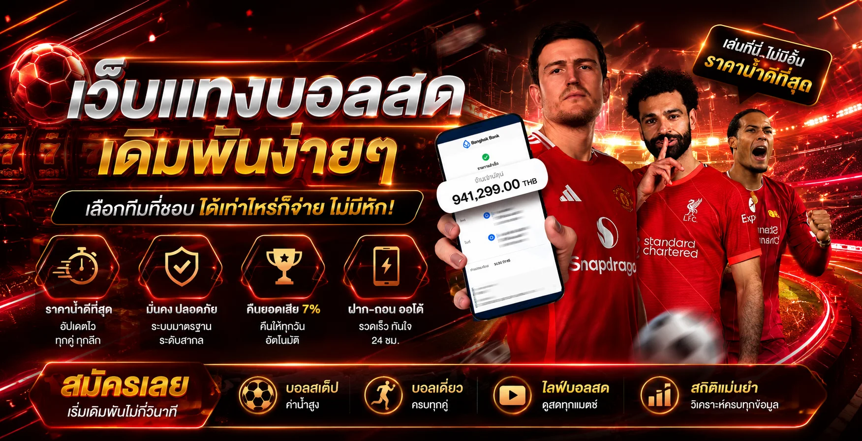 แทงบอลออนไลน์ KingkongXO เดิมพันกีฬาครบทุกลีกดัง